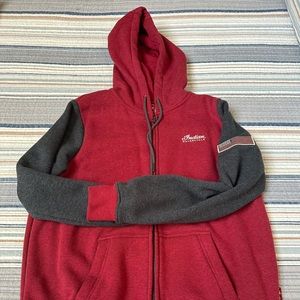 men’s size medium - Indian Motorcycles red hoodie with pocket
